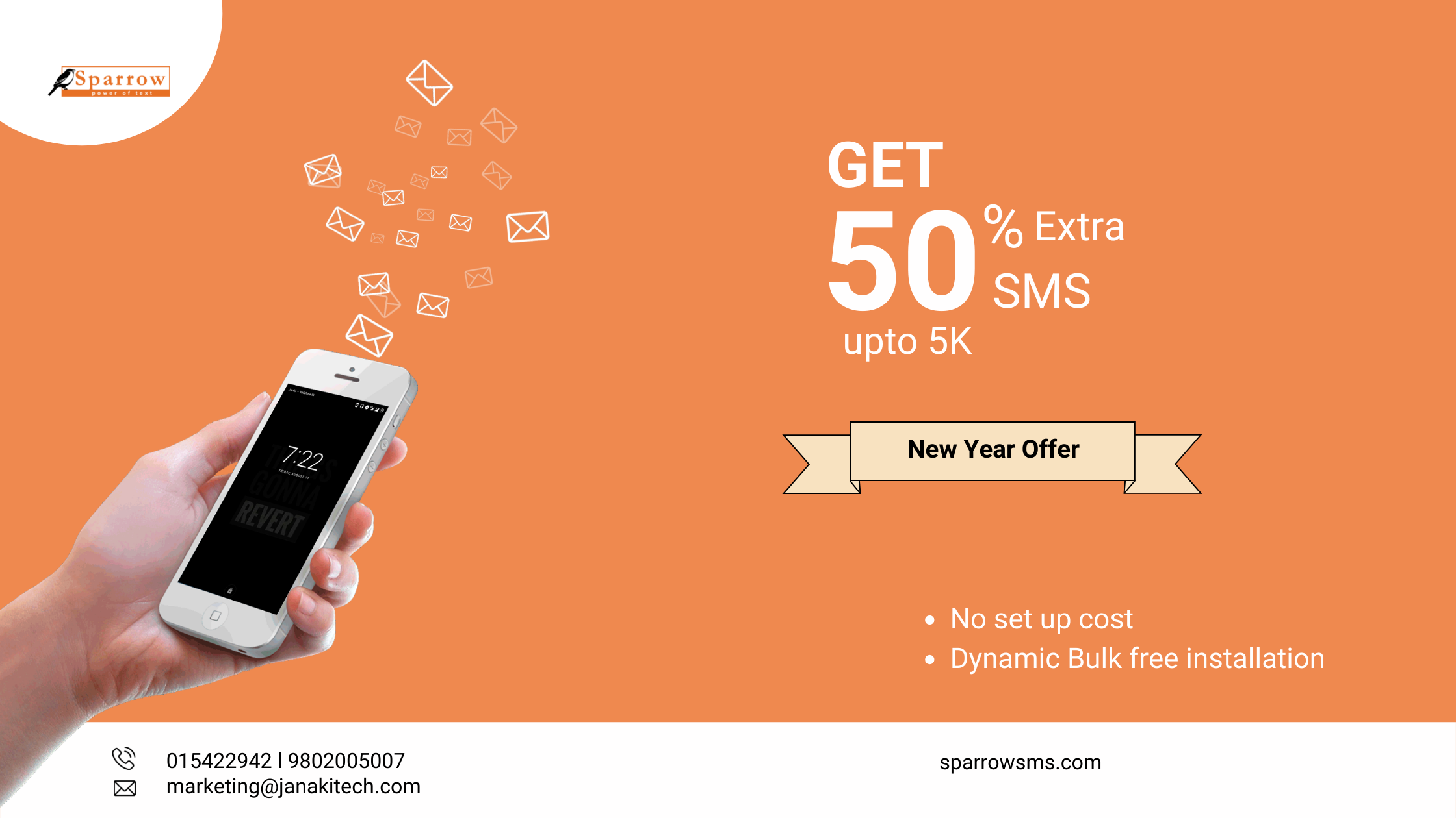 get 50% off sms