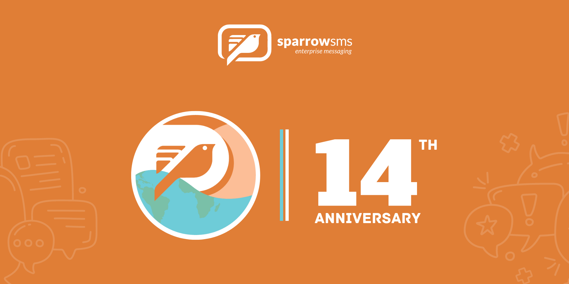 Celebrating 14 Years of Innovation and Excellence: Sparrow SMS Anniversary Celebration